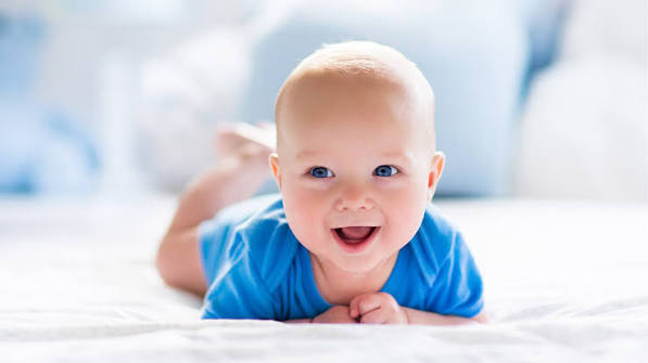 Happy child smiling after recovery